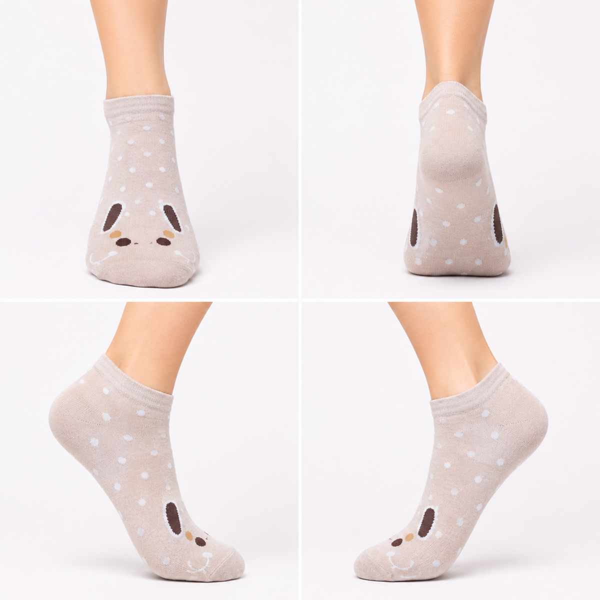 Women's Low Cut Socks – Pack of 5 | Multicolour