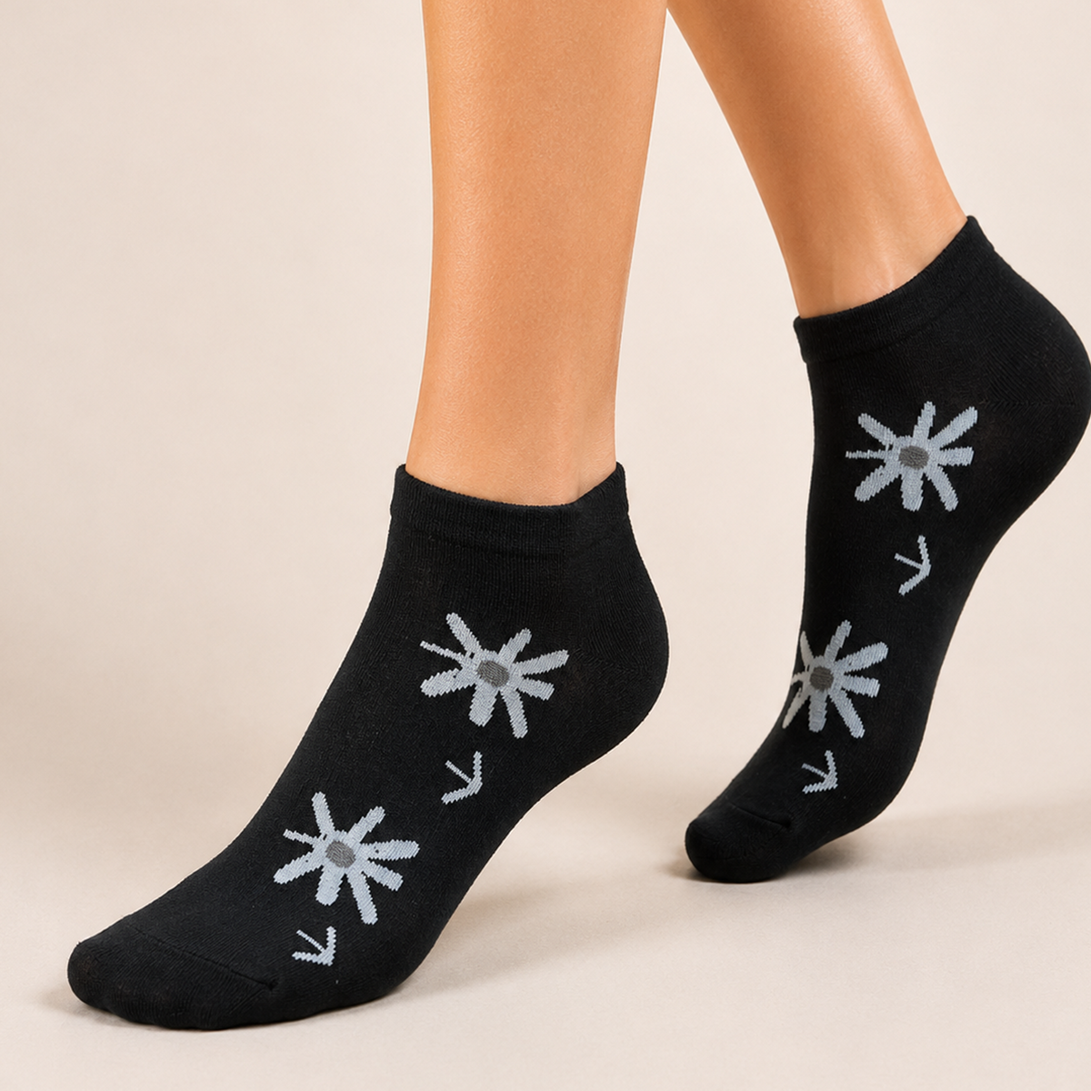 Women's Low Cut Socks – Pack of 5 | Multicolour