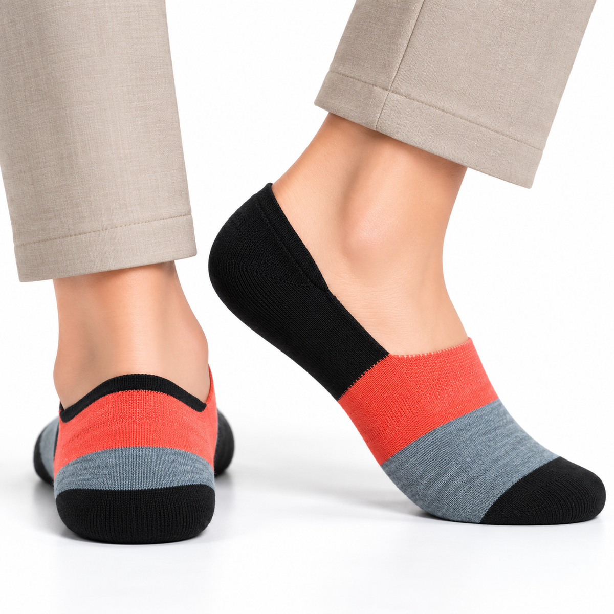 Men's Loafer Low Cut Socks – Pack of 6 | Multicolour