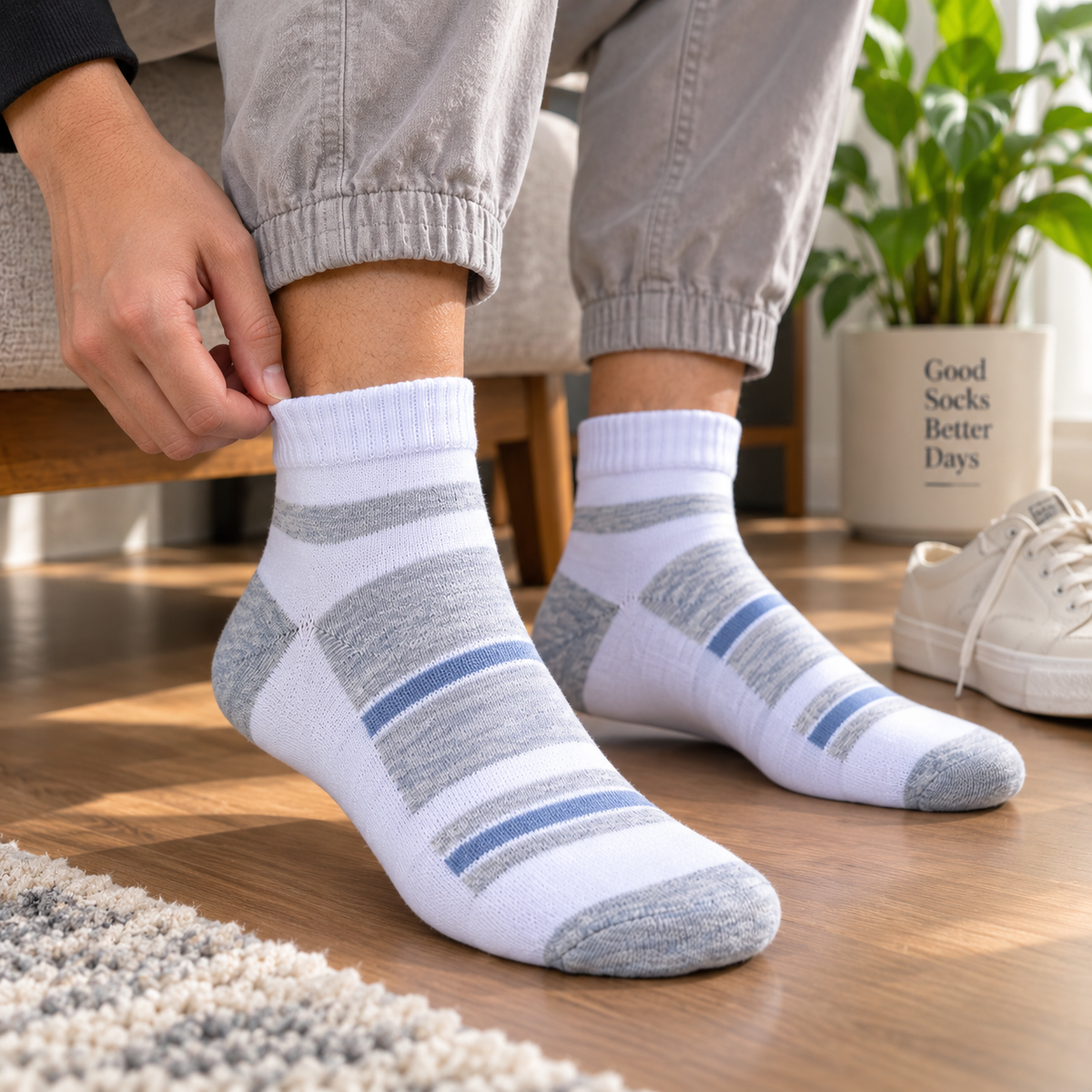 7 Days Ankle Socks for Men – Pack of 7 | Multicolour