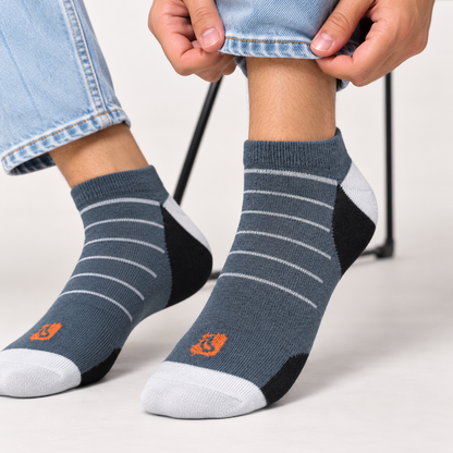 Men's Basic Low Cut Socks – Pack of 5 | Multicolour