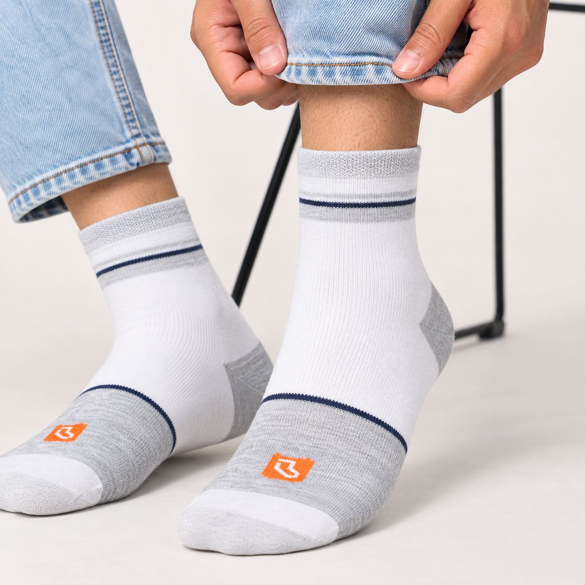 Men's Basic Low Cut Socks – Pack of 5 | Multicolour