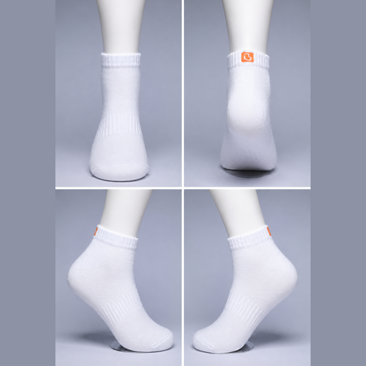 Men's Formal Ankle Socks, Grey, 60% Cotton, Ribbed, Office & Everyday Wear( Pack of 4)