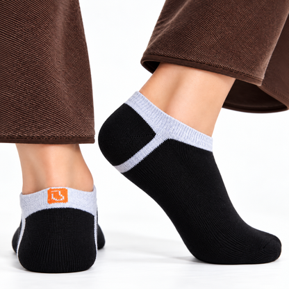 Unisex GenZ Low Cut Socks – Pack of 3 | Multicolour | Combed Cotton