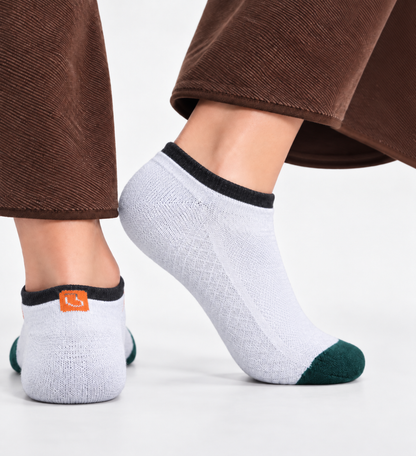 Unisex GenZ Low Cut Socks – Pack of 3 | Multicolour | Combed Cotton
