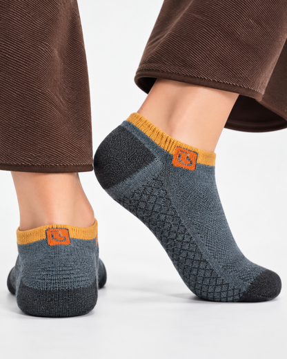 Unisex GenZ Low Cut Socks – Pack of 3 | Multicolour | Combed Cotton