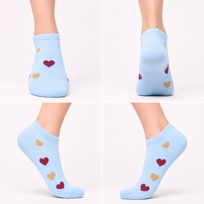 Women's Low Cut Socks – Pack of 5 | Multicolour