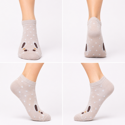 Women's Low Cut Socks – Pack of 5 | Multicolour