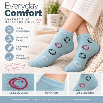 Women's Low Cut Socks – Pack of 5 | Multicolour