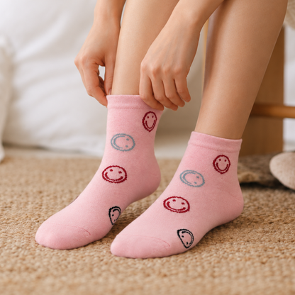 Women's Low Cut Socks – Pack of 5 | Multicolour