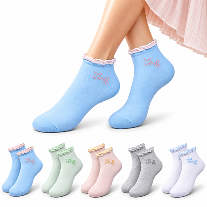 Women's Ankle Socks – Pack of 5 | Multicolour