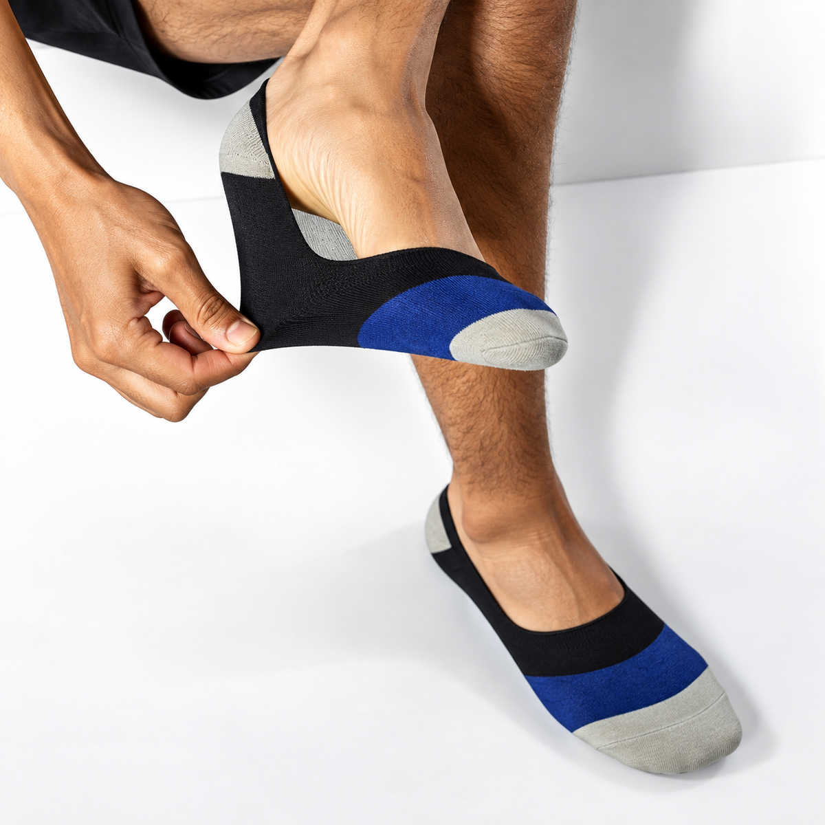 Men's Loafer Low Cut Socks – Pack of 6 | Multicolour