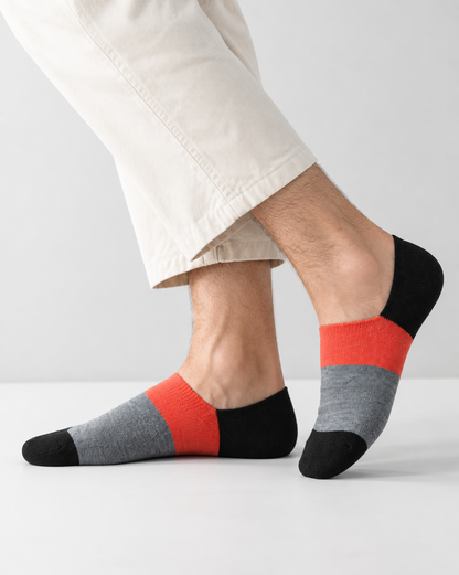 Men's Loafer Low Cut Socks – Pack of 6 | Multicolour