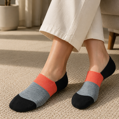 Men's Loafer Low Cut Socks – Pack of 6 | Multicolour