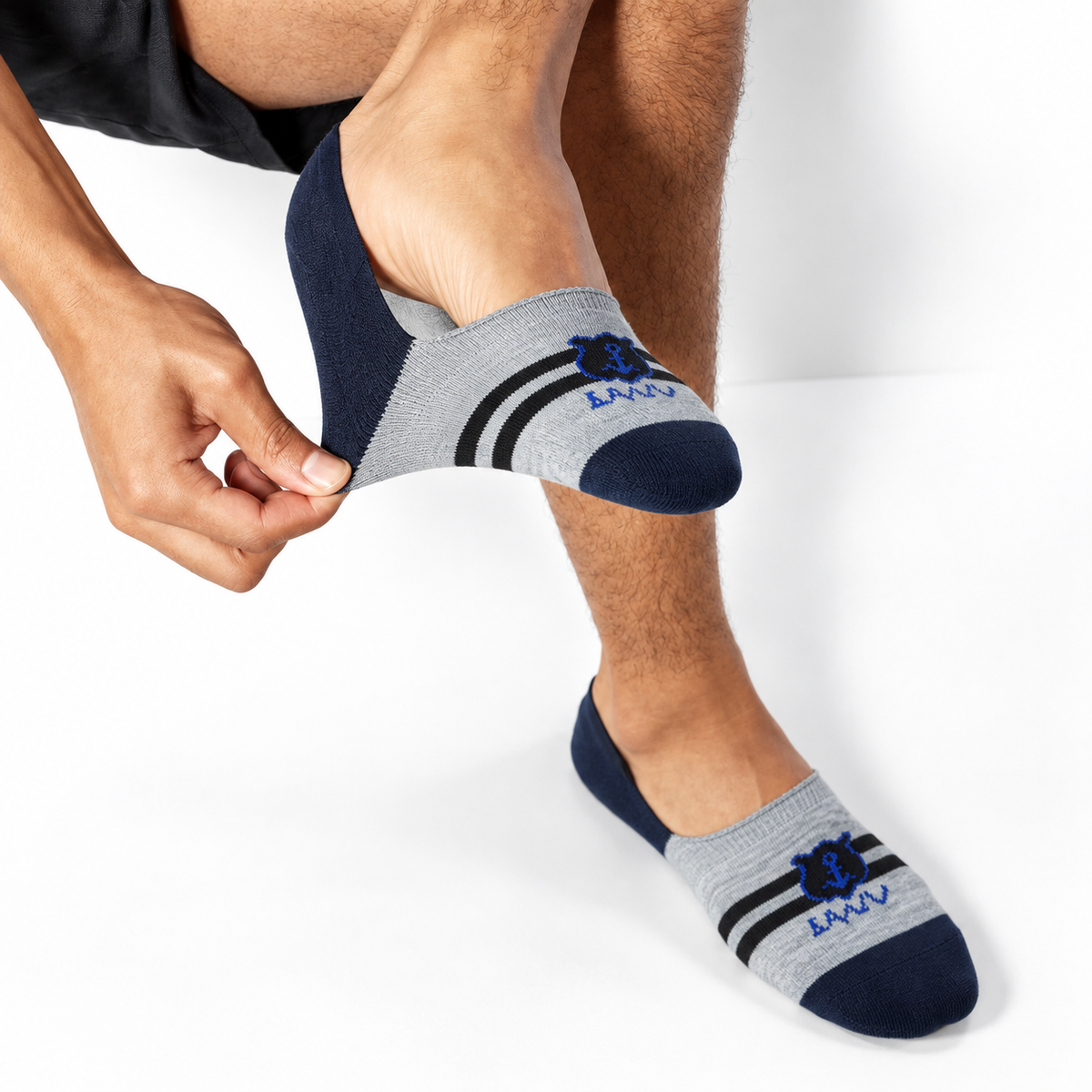 Men's Loafer Low Cut Socks – Pack of 6 | Multicolour