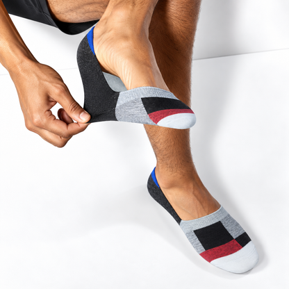 Men's Loafer Low Cut Socks – Pack of 6 | Multicolour