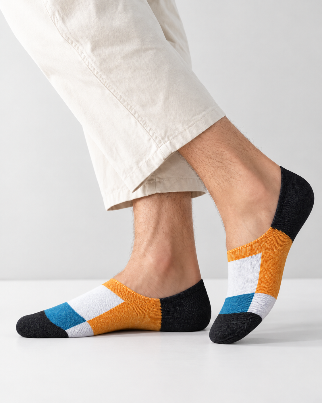 Men's Loafer Low Cut Socks – Pack of 6 | Multicolour