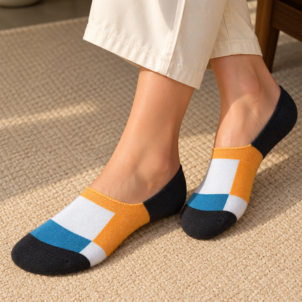 Men's Loafer Low Cut Socks – Pack of 6 | Multicolour