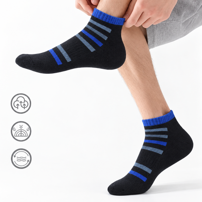 Unisex Sports Low Cut Socks – Pack of 4 | Multicolour | Cotton