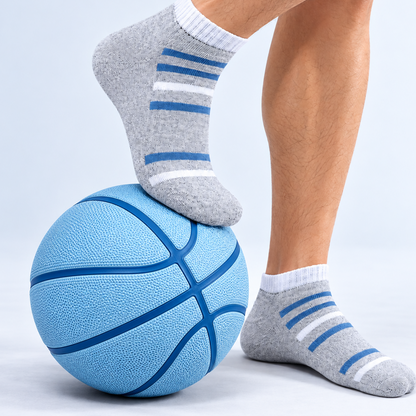 Unisex Sports Low Cut Socks – Pack of 4 | Multicolour | Cotton