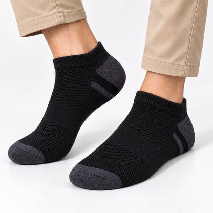 Sports Ankle Socks for Men – Cushioned Running | SocksBazar