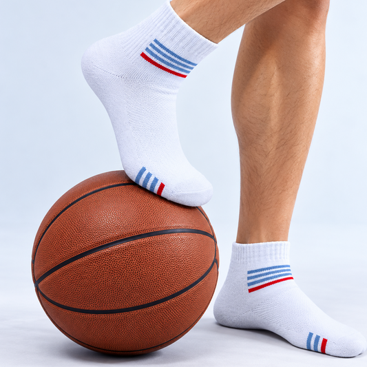 Unisex Sports Medium Socks,  Multicolor, 60% Cotton, Comfortable Sports & Everyday Wear(Pack of 4)